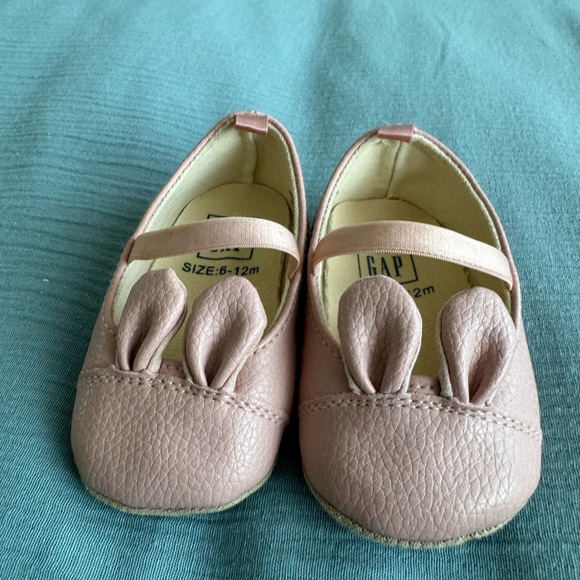 GAP Other - 🛎️ Clearance Gap Baby Bunny Shoes Rose Color Size 6-12 Months